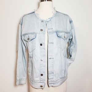 Izzue Distressed Denim Jacket